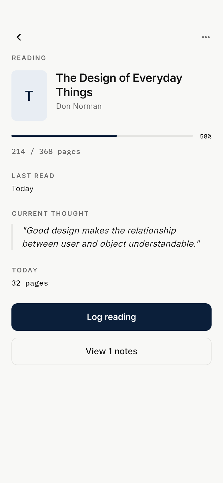 Reading detail for The Design of Everyday Things